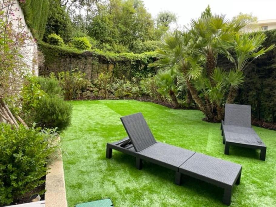 T2 Avec Terrasse Et Jardin Apartment Кан Екстериор снимка